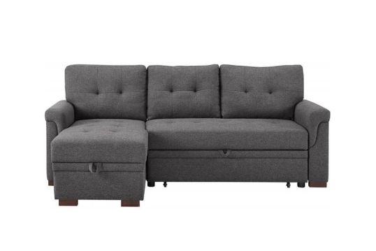 Lucca Reversible Sectional Sofa with Storage Chaise