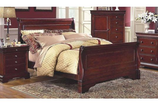 Versaille 3pc Cal King Sleigh Bed