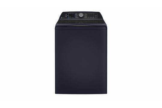 GE Profile - 5.4 Cu. Ft. Top Load Washer with Smarter Wash Technology - Sapphire blue